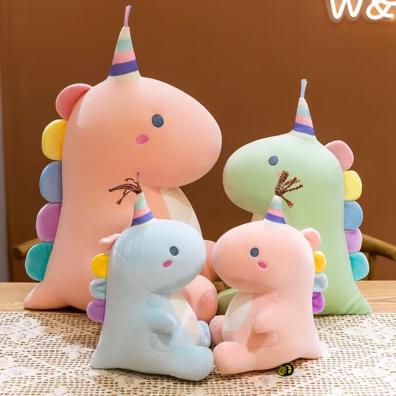 Unicorn Stuffed Toy - Candy Dinosaur Plush Toy Cute Unicorn