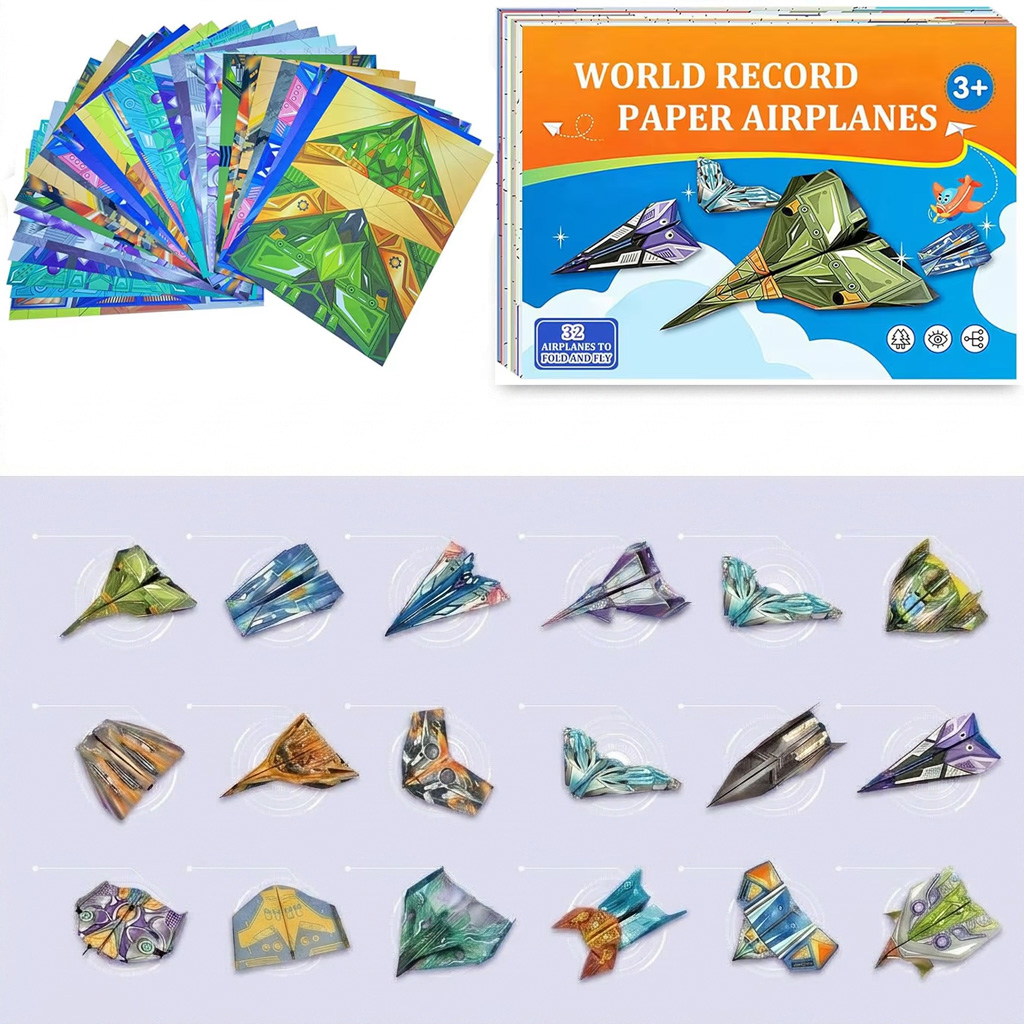 Kid Toys And Craft - Kids Paper Airplane Craft Kit 16
