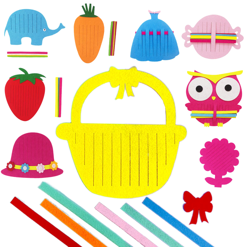 Kid Toys And Craft - Children Handmade Weaving Toys Non-woven Weaving