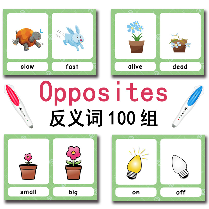 The 100 Groups Opposites Flash - Kids Toys Learning recension och pris