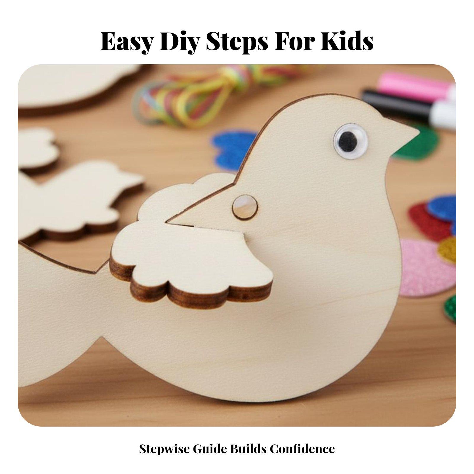 Wooden Bird Ornament DIY Craft - Kid Toys And Craft recension och pris