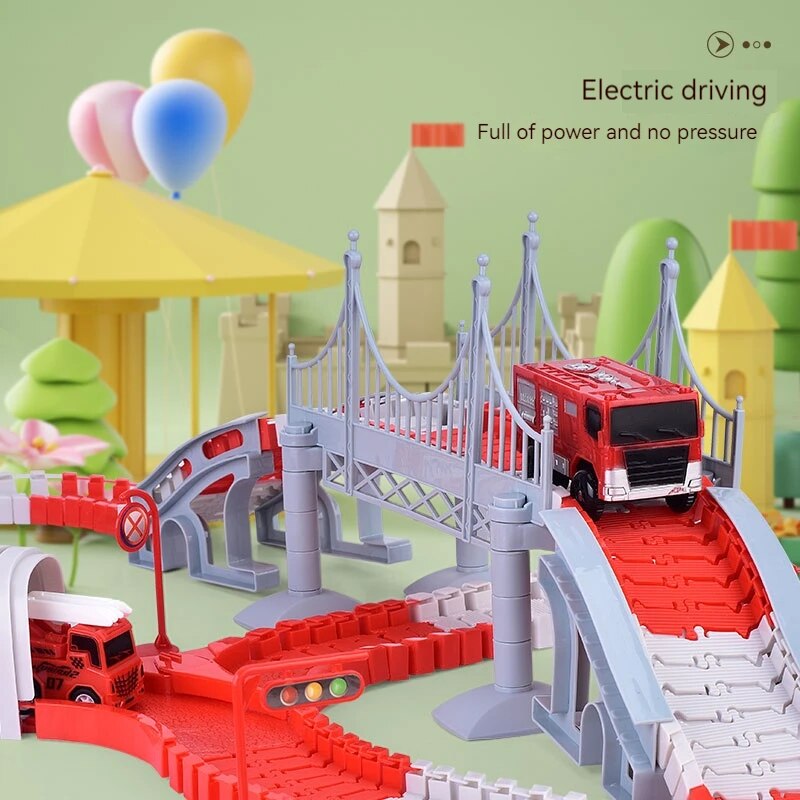 Fire Engine Track Assembling C - Sandbox Play Set recension och pris