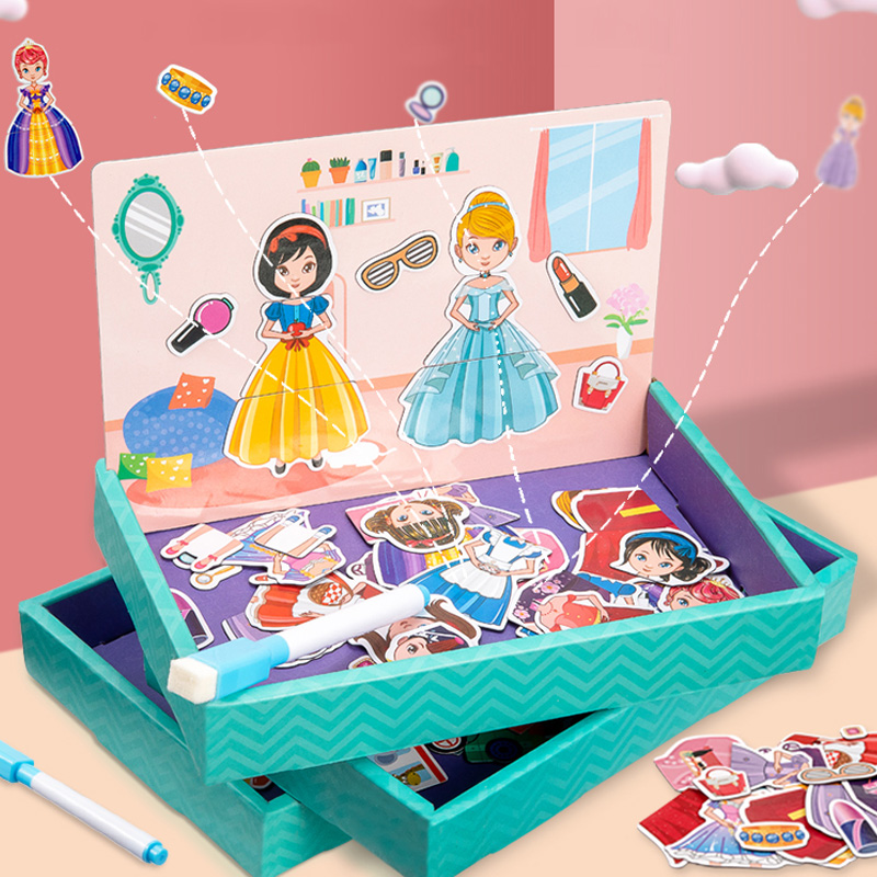Multifunction Animal Puzzle Pa - Magnetic Drawing Board recension och pris