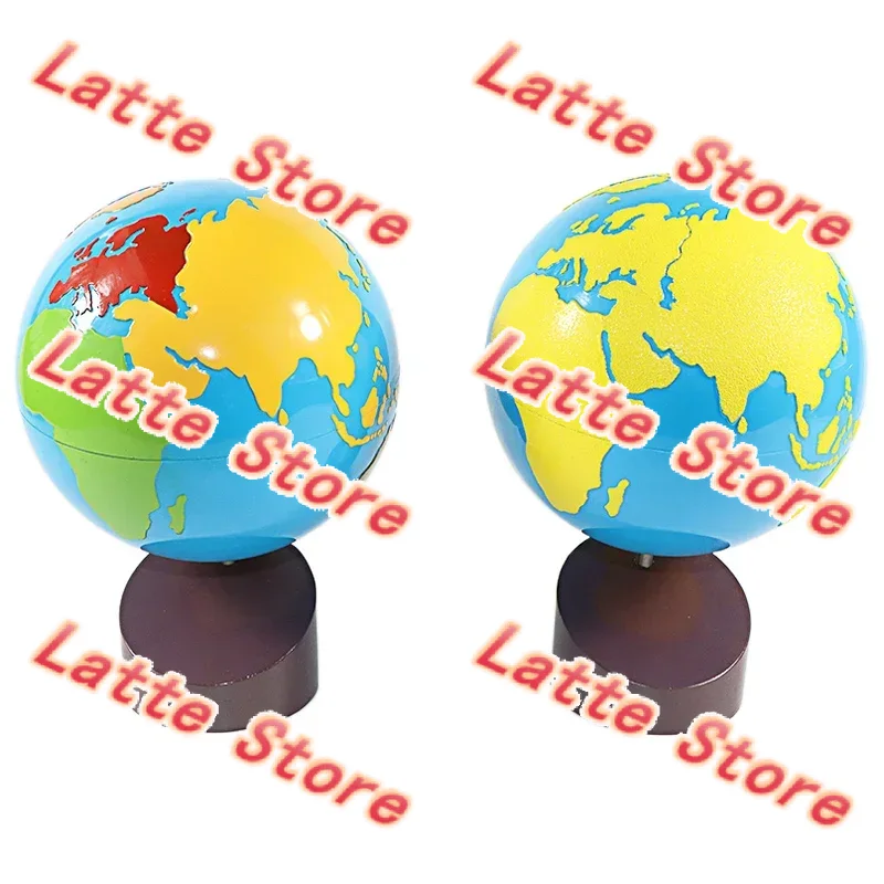 Montessori Continents Globe, W - Kids Toys Learning recension och pris