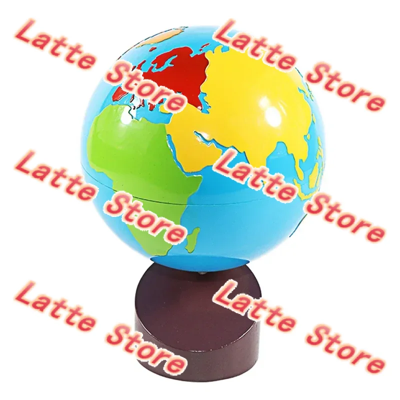 Montessori Continents Globe, W - Kids Toys Learning recension och pris