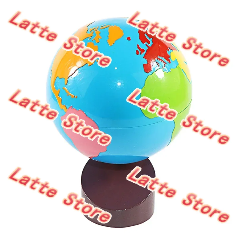 Montessori Continents Globe, W - Kids Toys Learning recension och pris