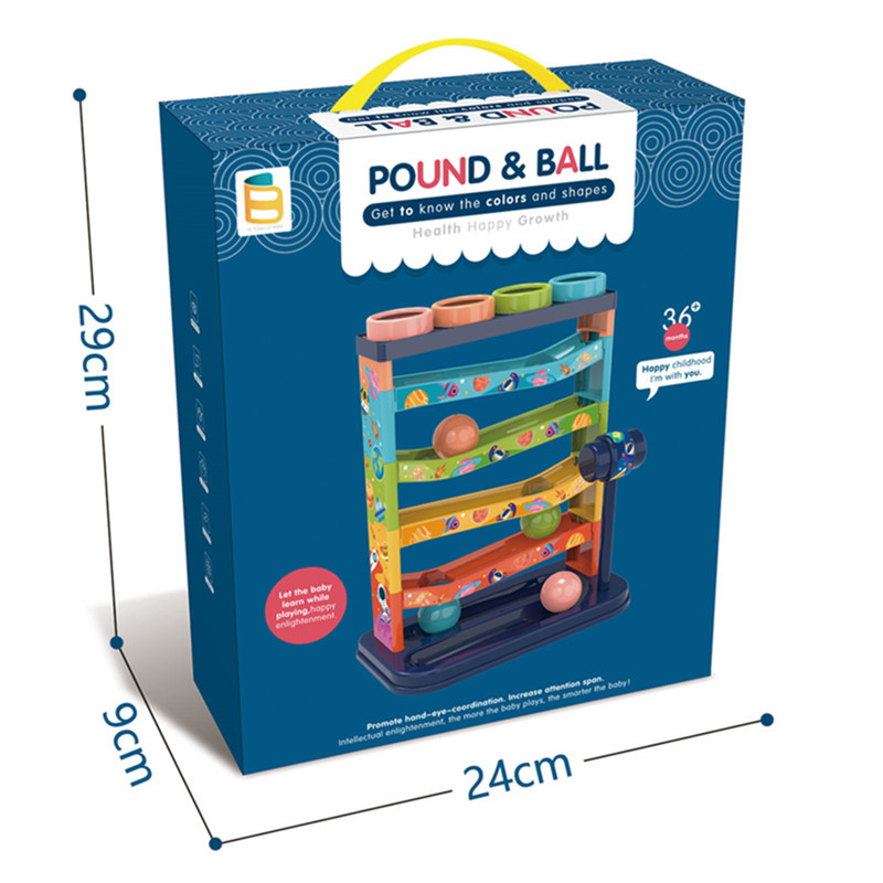 Colorful 5-layer track slide b - Kids Toys Learning recension och pris