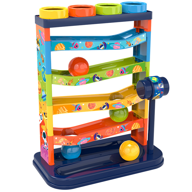 Colorful 5-layer track slide b - Kids Toys Learning recension och pris
