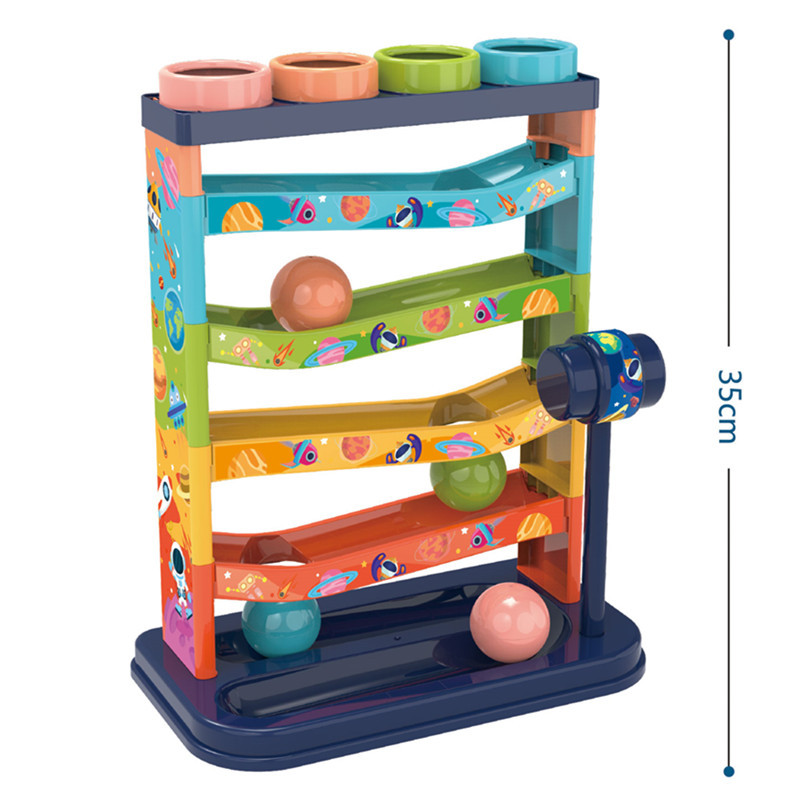 Colorful 5-layer track slide b - Kids Toys Learning recension och pris