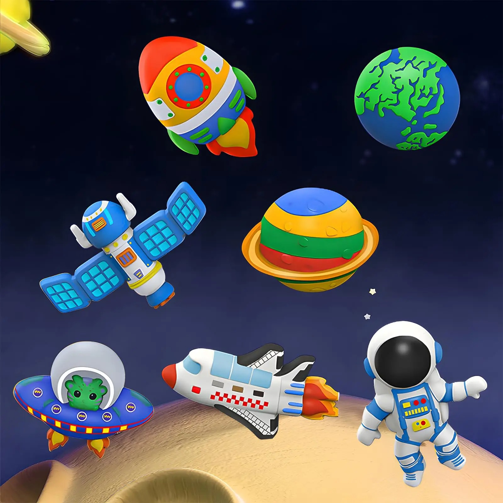 Space DIY Gypsum Kit for Kids  - Kid Toys And Craft recension och pris