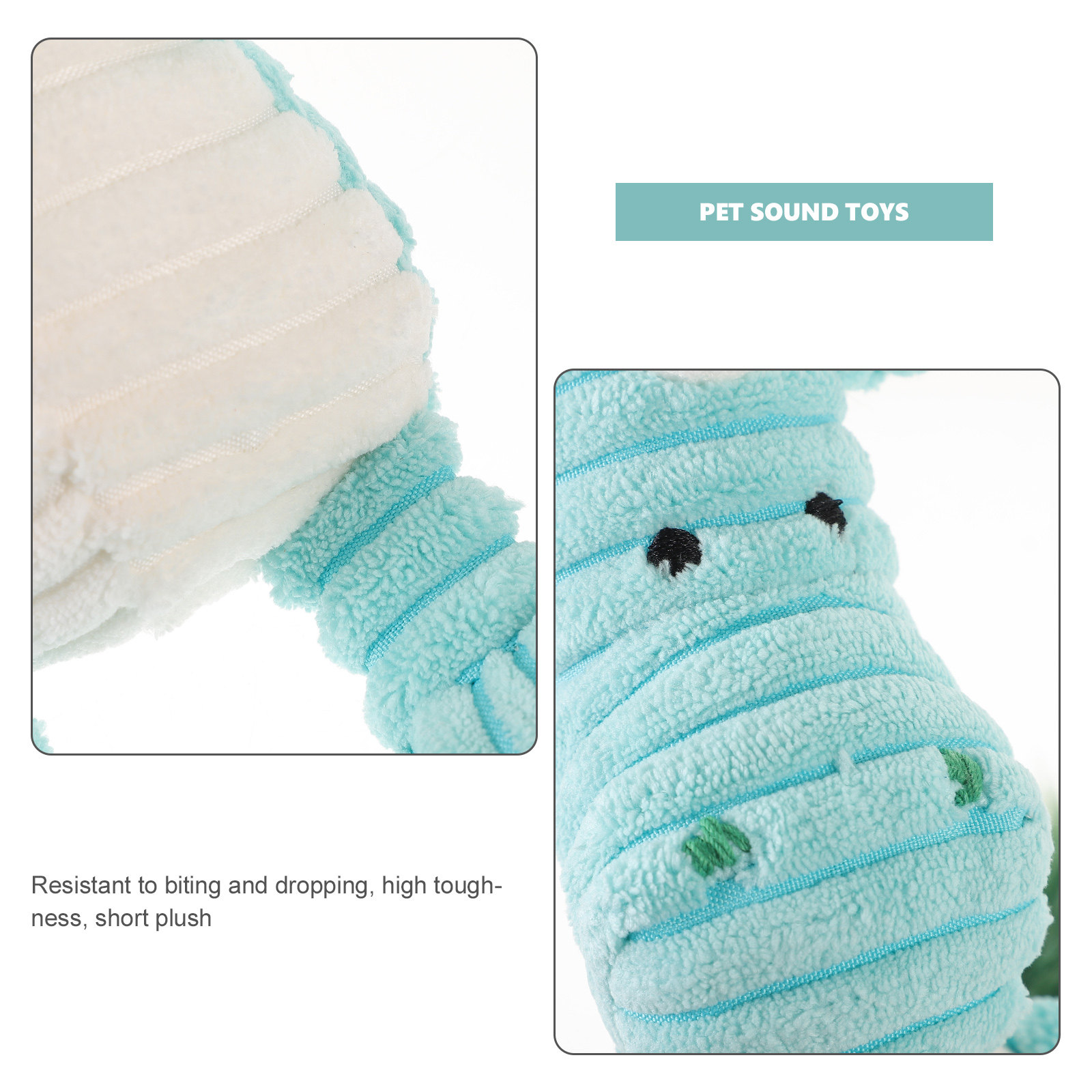 Striped Unicorn Plush Squeaky  - Unicorn Stuffed Toy recension och pris