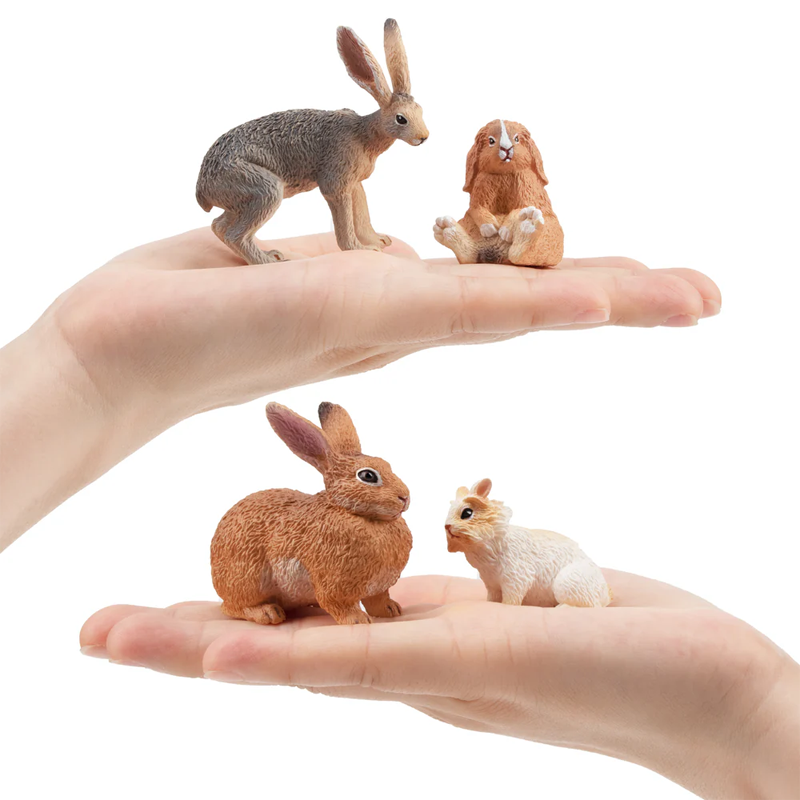 12Pcs Simulation Rabbit Farm A - Sandbox Play Set recension och pris