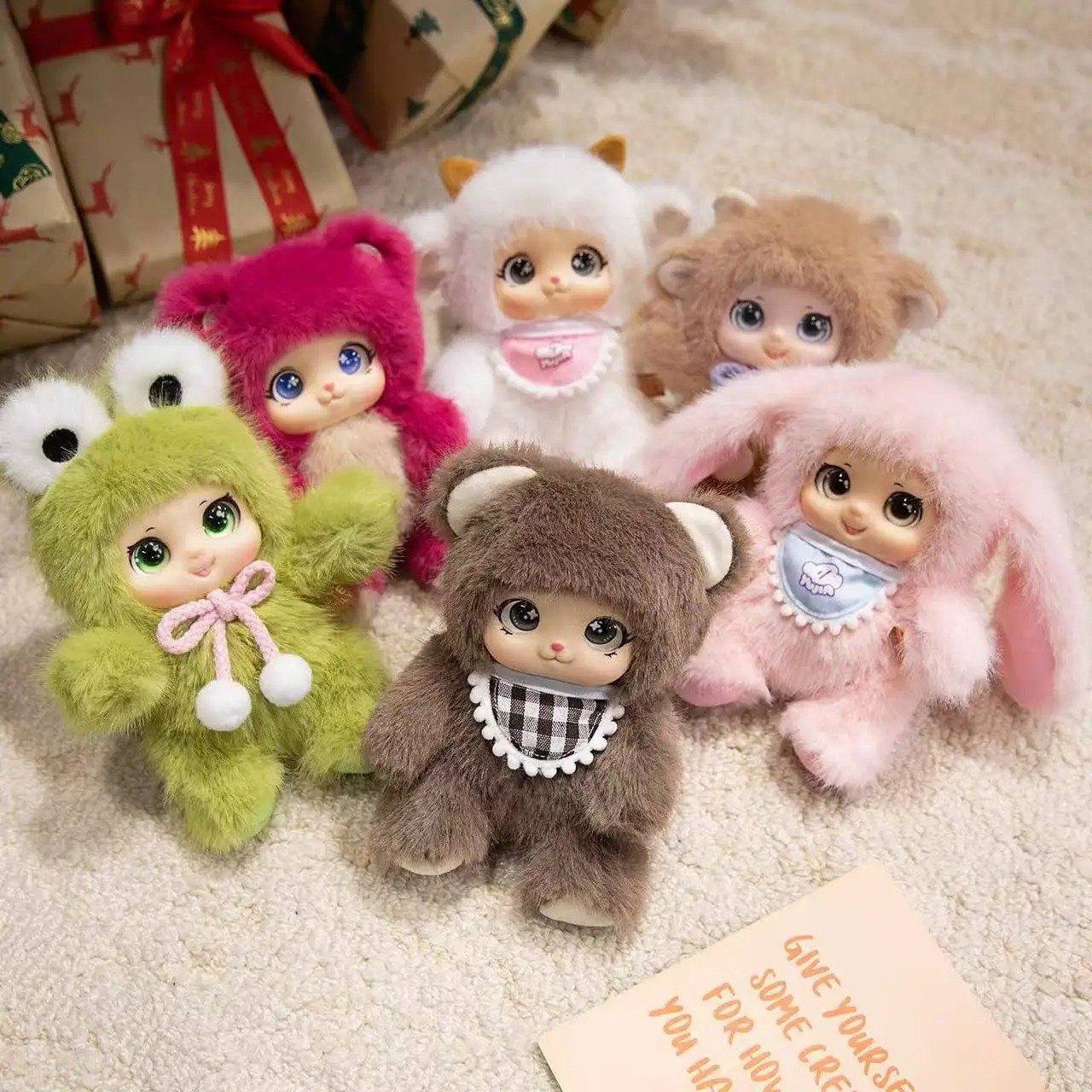 18cm /Kawaii Cute Animals Viny - Kids Toys Bag recension och pris