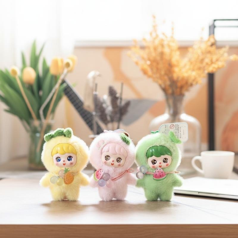 Cute Fruit Plush Doll Keychain - Kids Toys Bag recension och pris