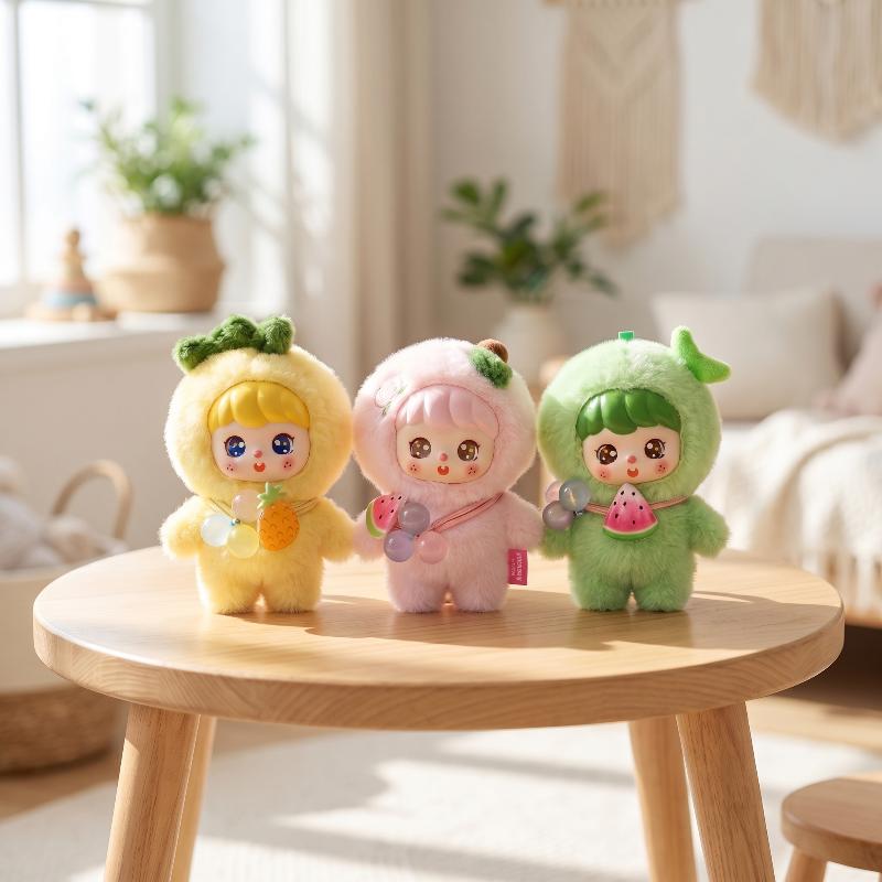 Cute Fruit Plush Doll Keychain - Kids Toys Bag recension och pris