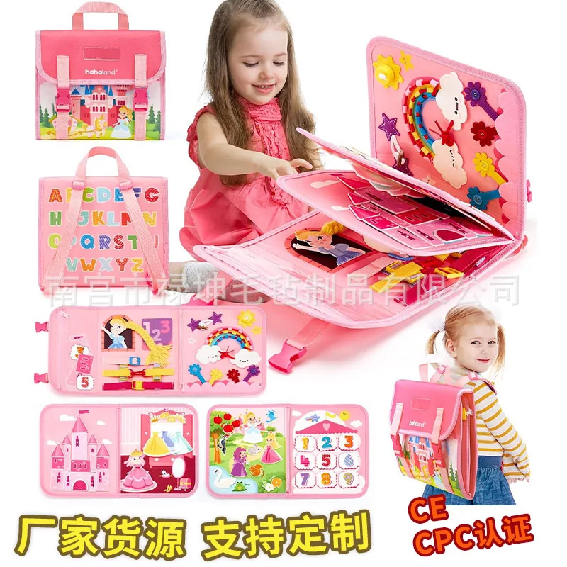 Princess Montessori Felt Busy  - Kids Toys Learning recension och pris