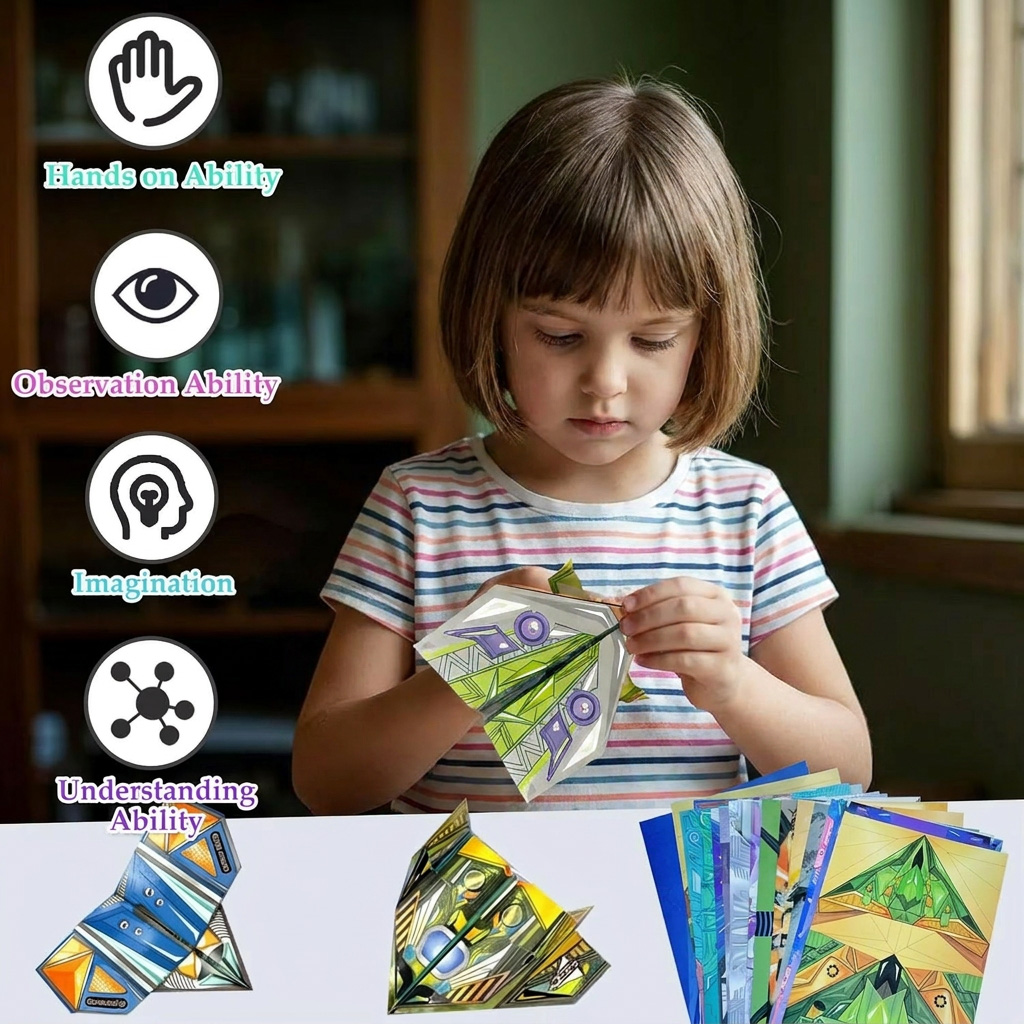 Kids Paper Airplane Craft Kit  - Kid Toys And Craft recension och pris