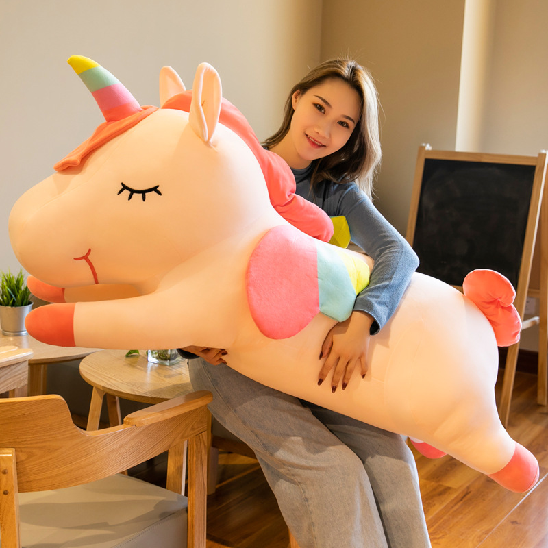 Cute Rainbow Angel Unicorn Pon - Unicorn Stuffed Toy recension och pris