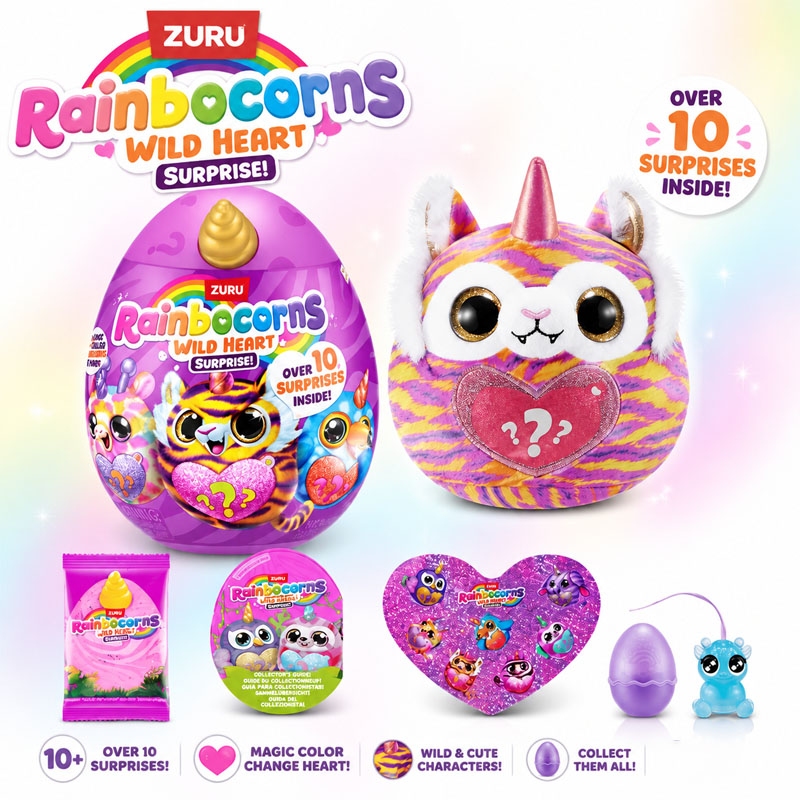 ZURU Rainocorns Wild Heart Sur - Unicorn Stuffed Toy recension och pris