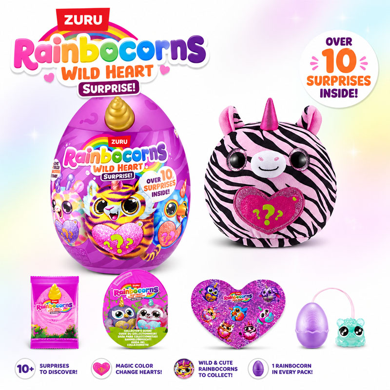 ZURU Rainocorns Wild Heart Sur - Unicorn Stuffed Toy recension och pris