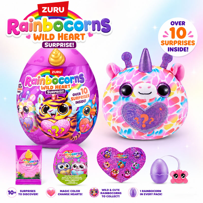 ZURU Rainocorns Wild Heart Sur - Unicorn Stuffed Toy recension och pris