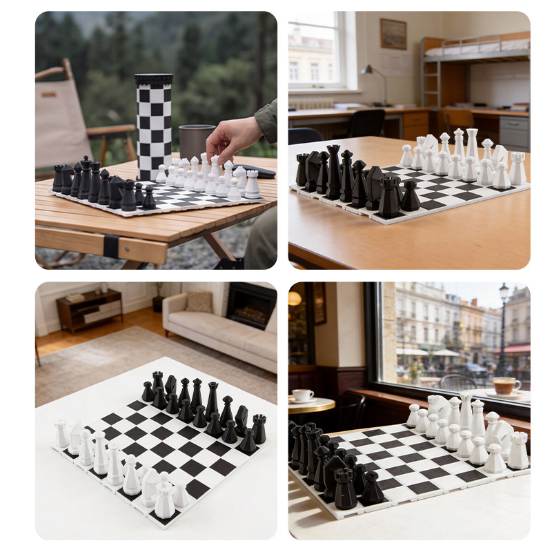 2 in 1 Portable Chess Game Set - Sandbox Play Set recension och pris